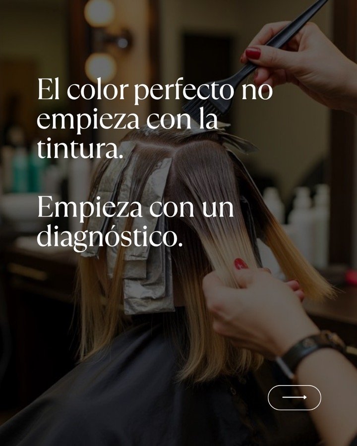 Placa de Instagram: El color perfecto no empieza con la tintura